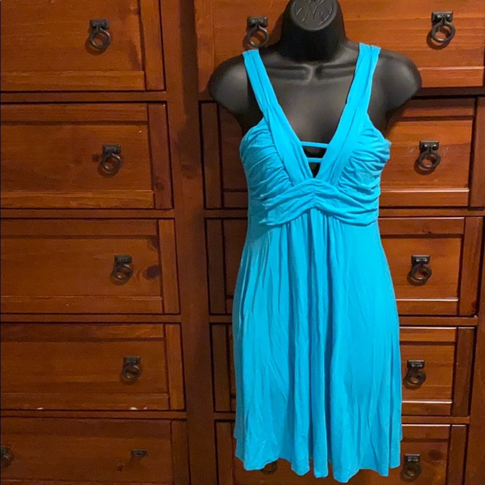 Blue Babydoll Summer Dress